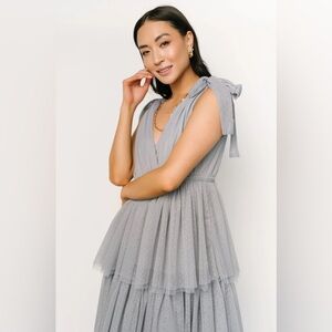 Baltic Born- Tessa Tiered Tulle Tank Dress NEW Size XS